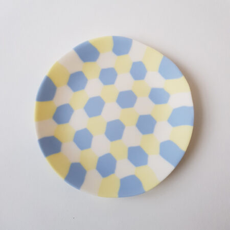 écaille de tortue vert foncé noir porcelaine assiette