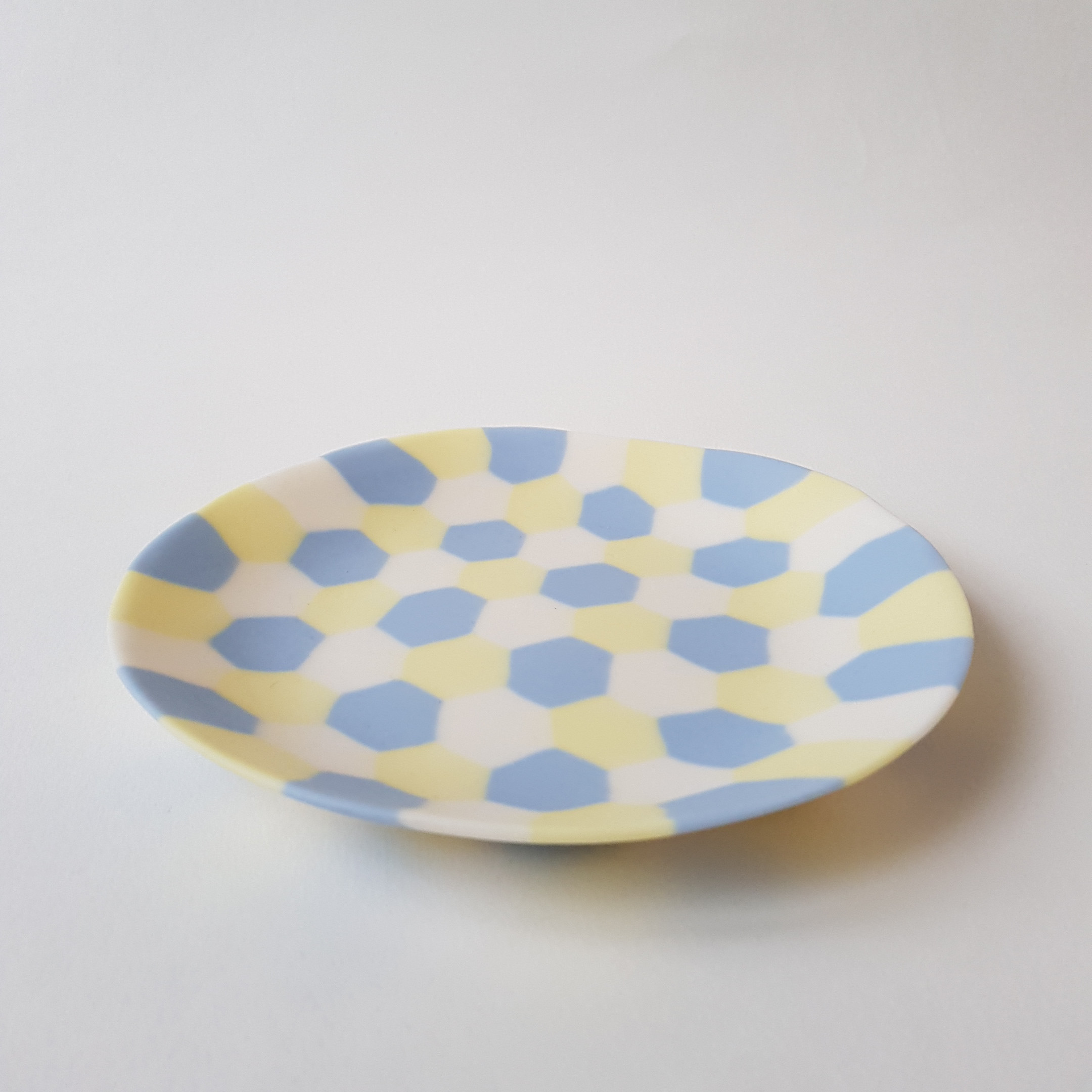 écaille de tortue vert foncé noir porcelaine assiette