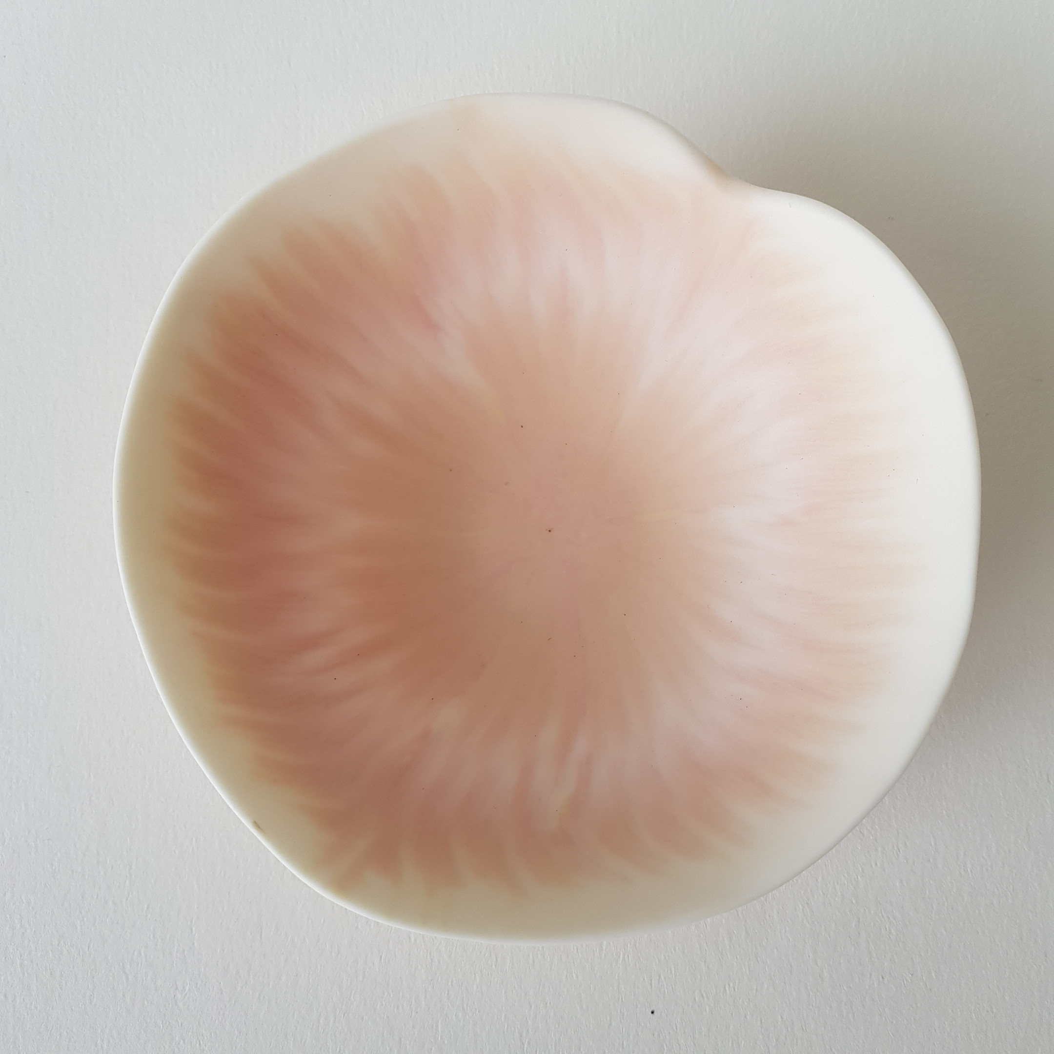 Coupelle Murmure d'eau, rose pastel, orange