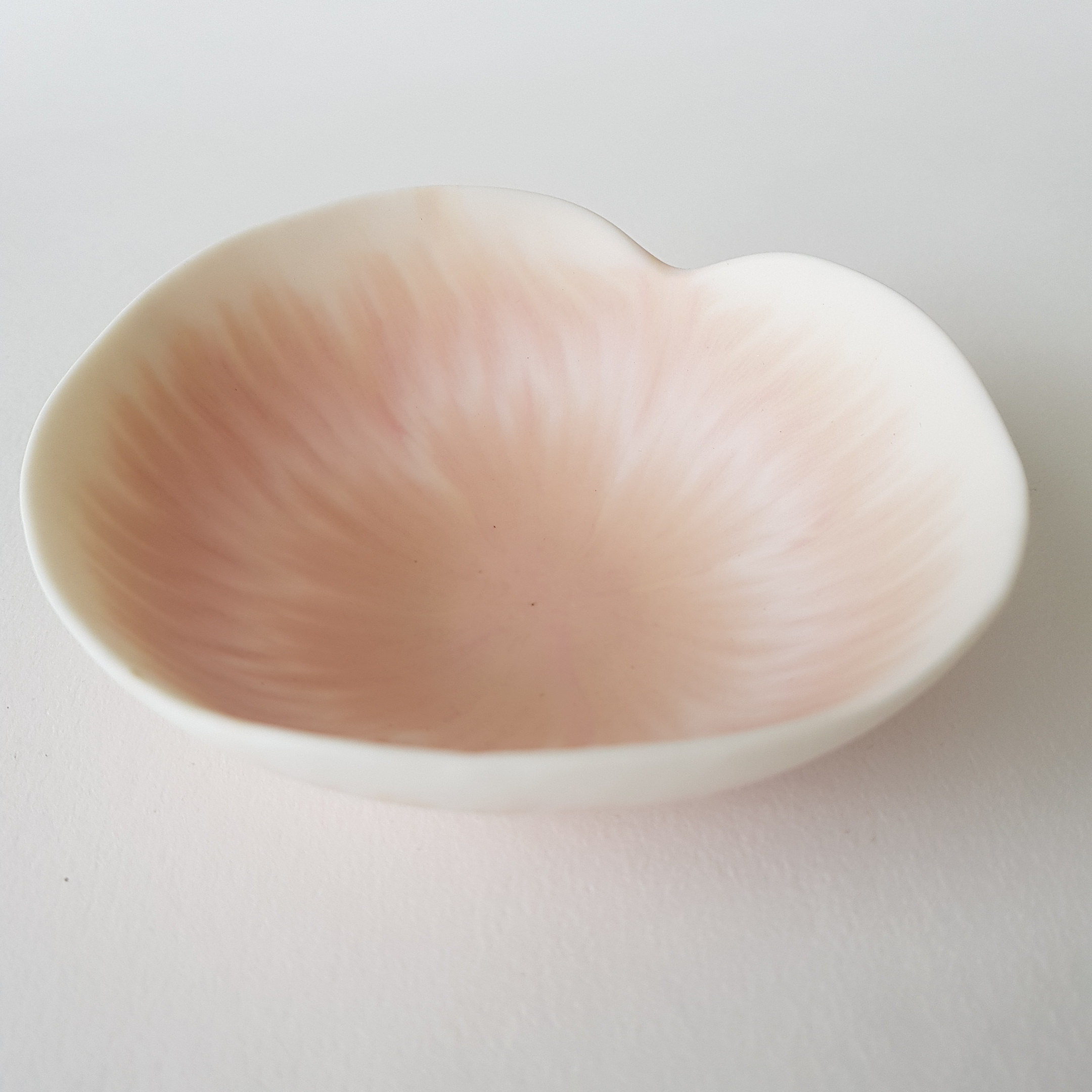 Coupelle Murmure d'eau, rose pastel, orange