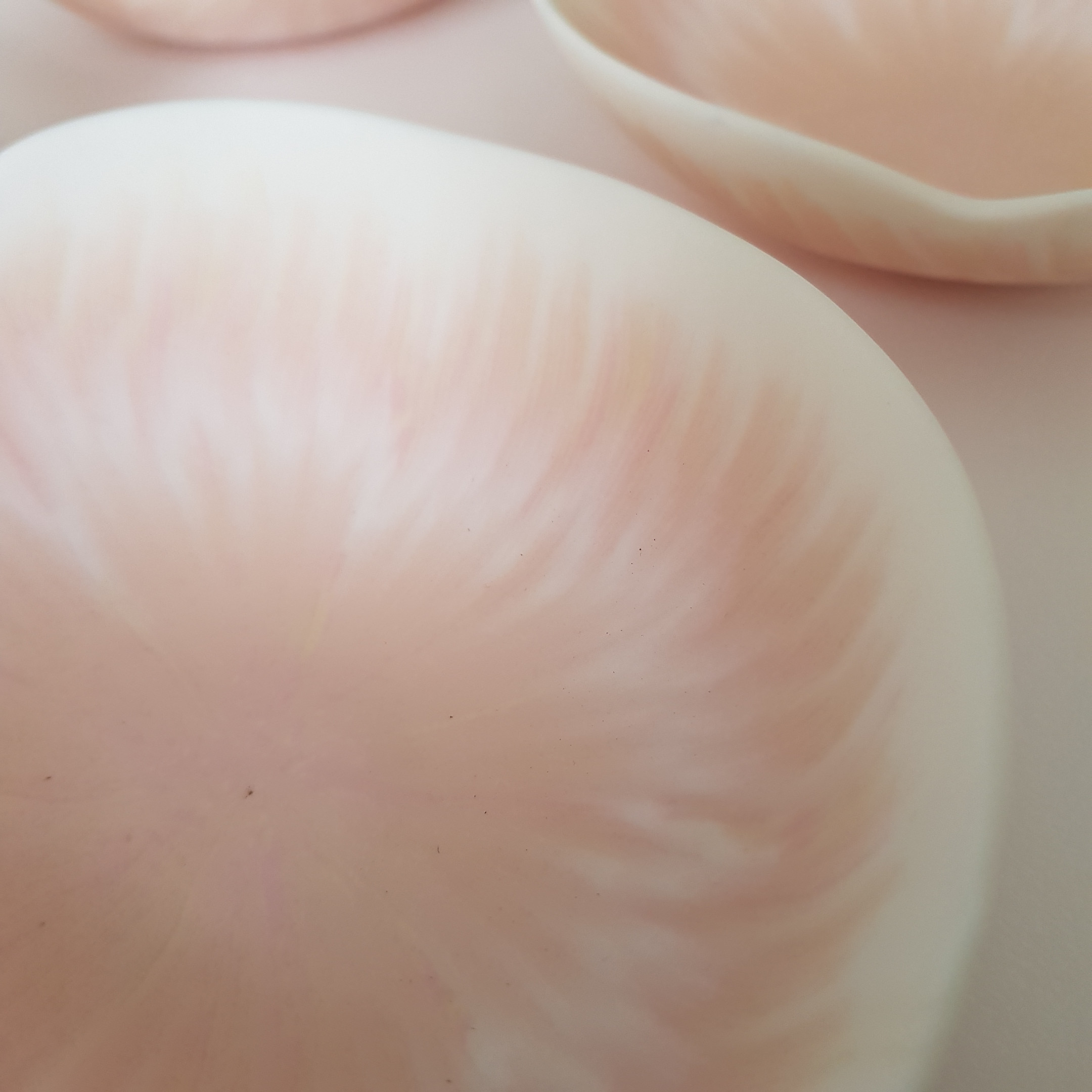 Coupelle Murmure d'eau, rose pastel, orange