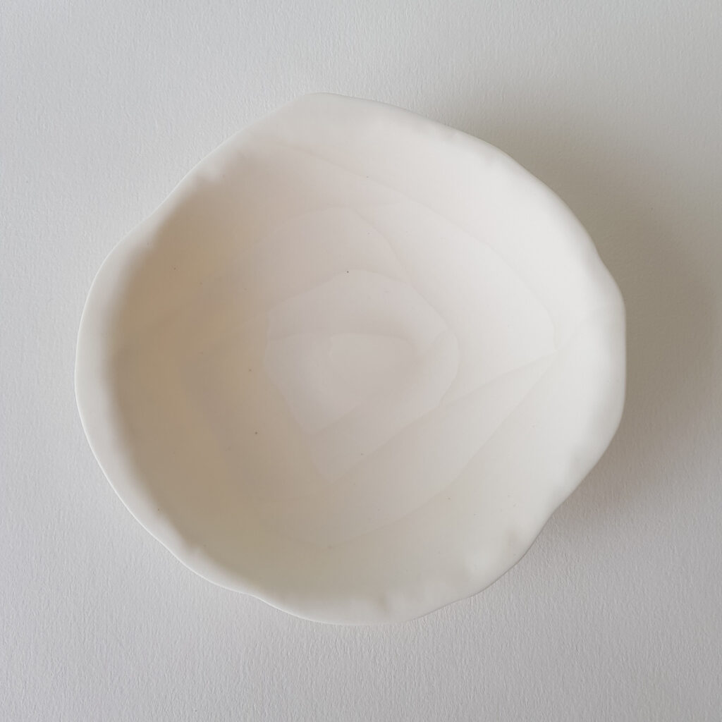 Coupelle Rose, blanc