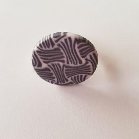 Bague ronde, Fillet, noir