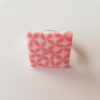 Bague carrée, Sept trésors, rose